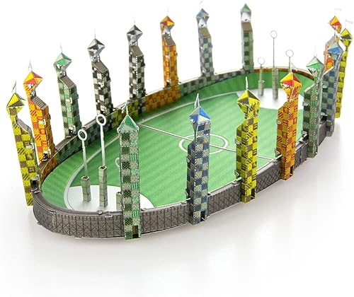Miniatura 7 de Metal Earth Harry Potter Quidditch Pitch 3D Kit de modelo de metal con pinzas Fascinaciones
