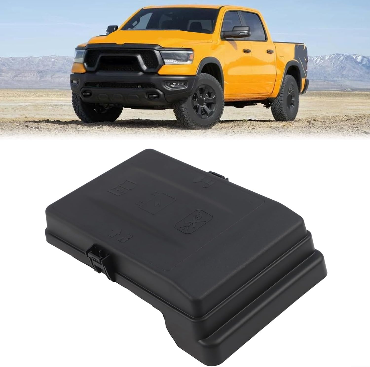 Power Distribution Cover Cap for Ram 1500 (2019-2024) Direct Replacement OEM 68465573AA/ 68399852AA/ 68399852AB Plastic