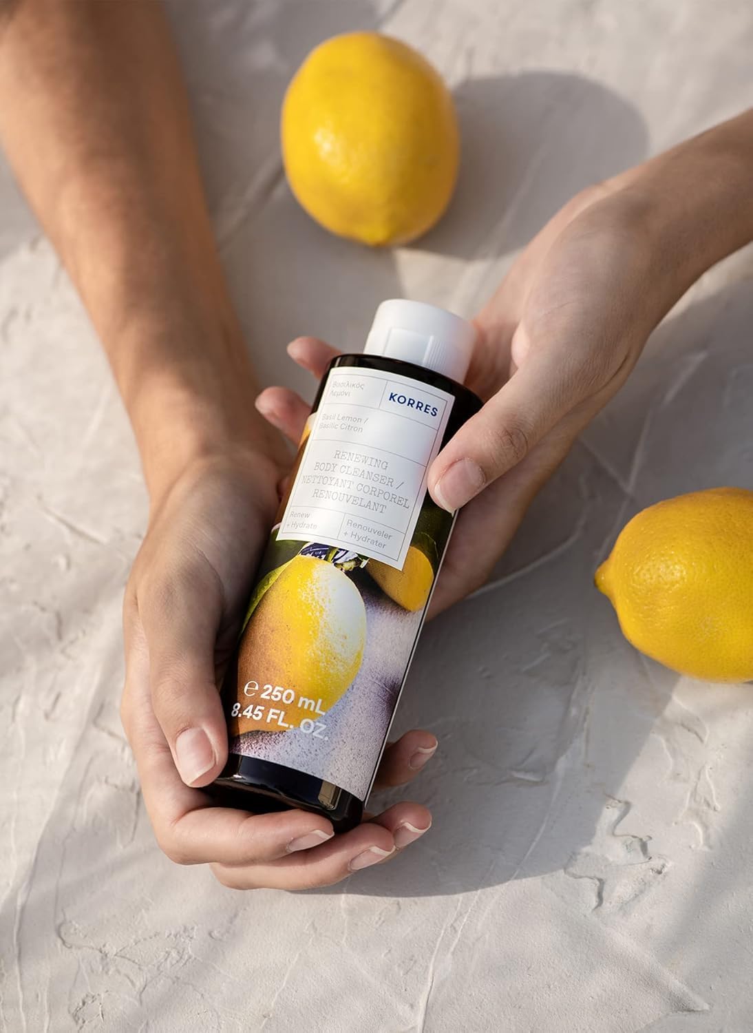 Korres Basil Lemon Duş Jeli - Vücut Temizleyici 250ml Renksiz BEDENSIZ