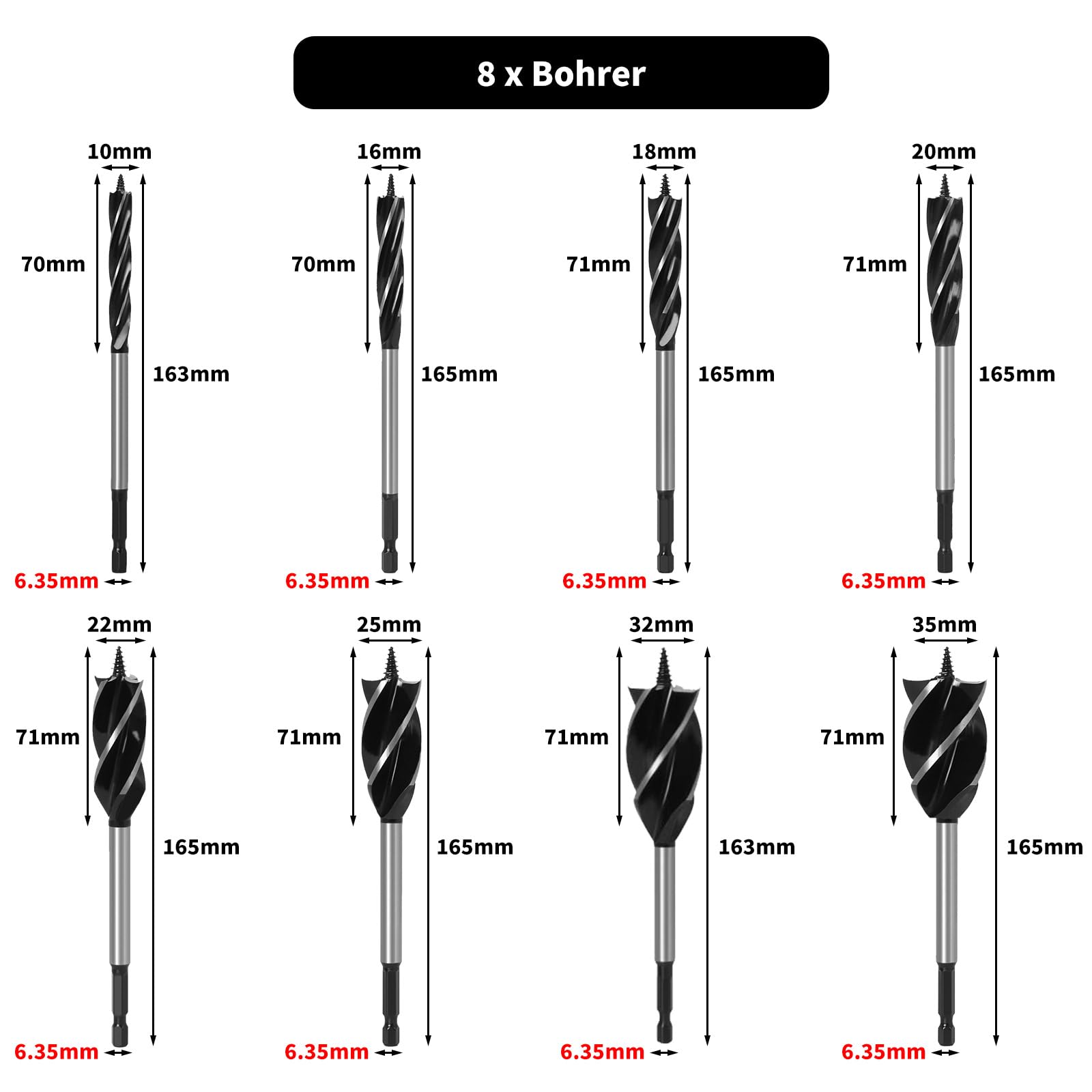 Bohrcraft Houtboor 14mm - 4014691320671 | Boortype: Hout