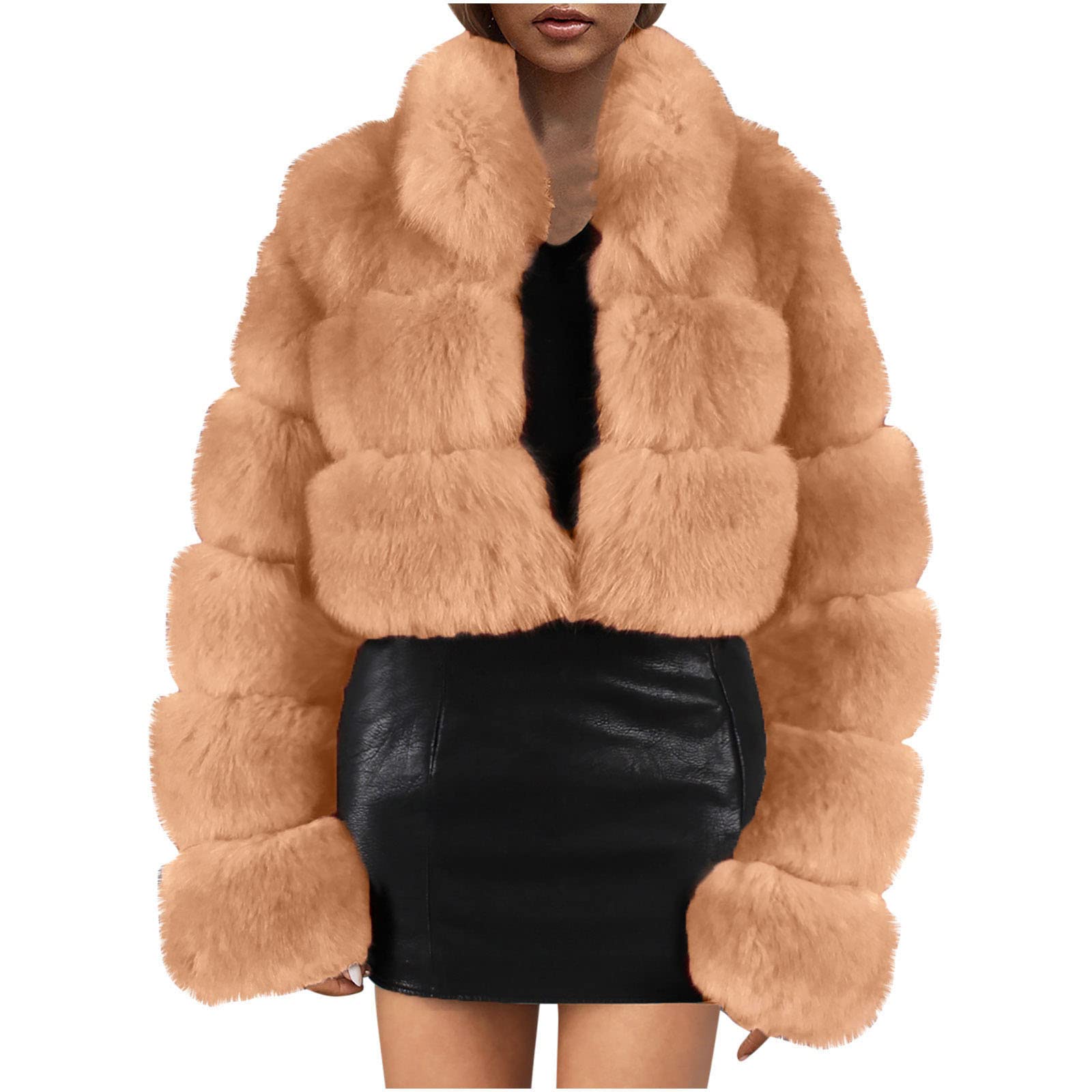 Lcepcyfaux Fur Vest For Women Warm Oversized Shaggy Waistcoat