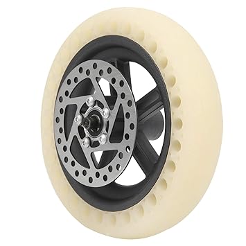Rear Wheel Replacement Set, Shock Absorption Sturdy Durable Fluorescent Tire, Warmth Retention for M365Pro