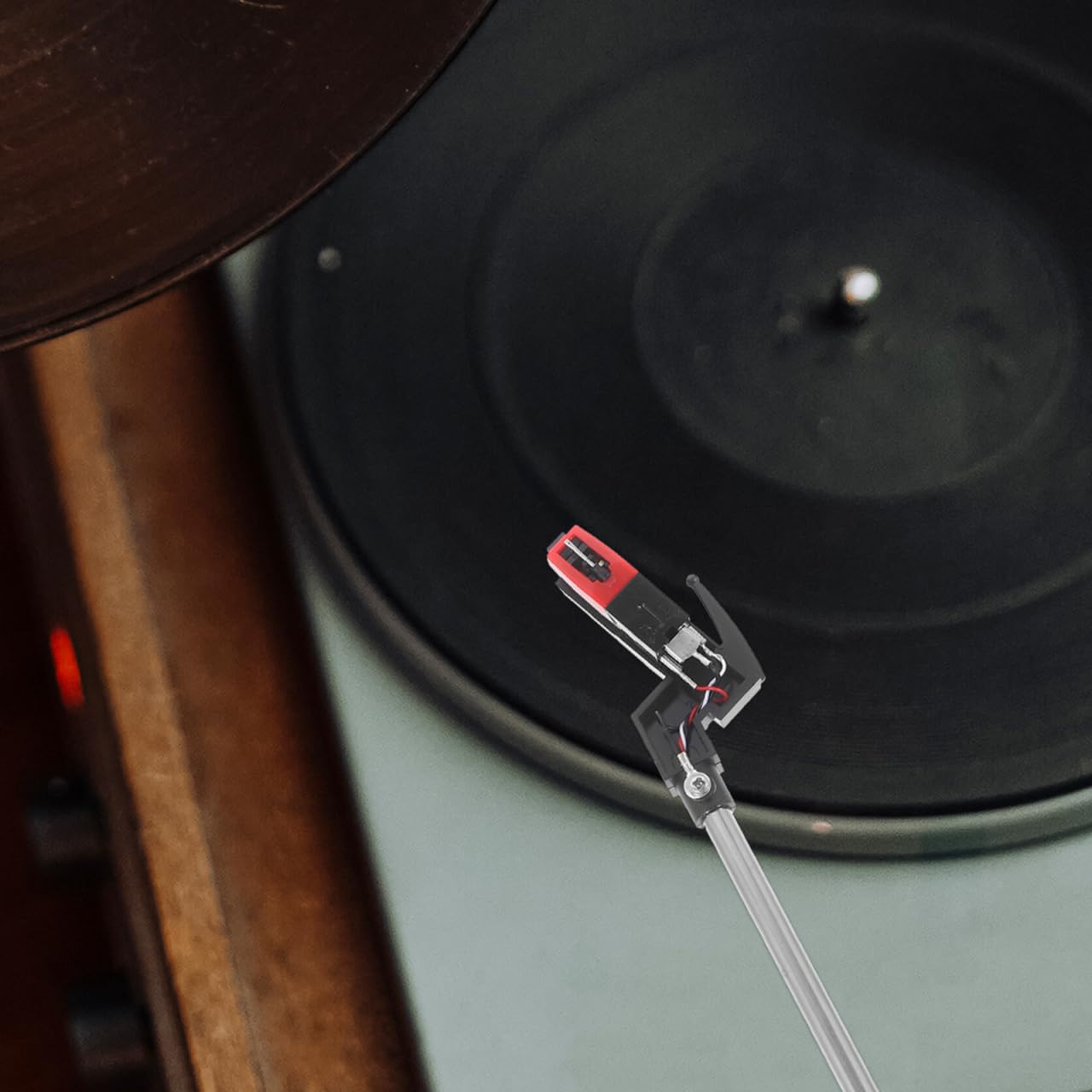 Braccio Giradischi Universale in Abs E Metallo Per Sostituzione Componenti Di Tonearm Con Testina Inclusa Facile Installazione Per Giradischi Vintage