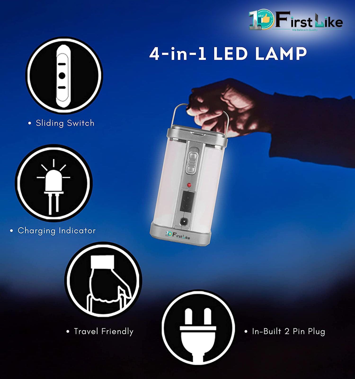 Electric Solar Lantern - 7 Hours Backup FREE SHIPPING -5 Electric Solar Lantern - 7 Hours Backup FREE SHIPPING -5