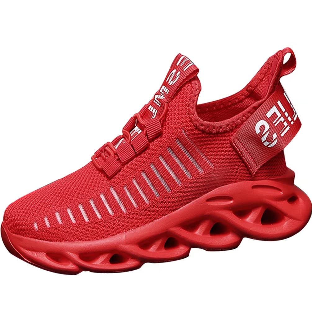 Carbetkid Boys Girls Lightweight Running Shoes Kids Slip On Athletic Walking Sneakers for Toddler/Little Kid/Big Kid