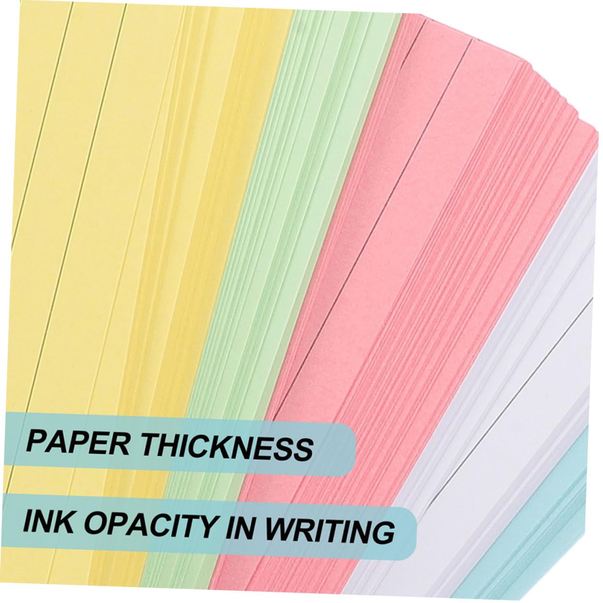 300feuilles Fiches De Discours Papier Petite Fiche Pour Écriture Blocs-notes Portables Cahiers Enregistrement Pour Mémos Papiers Index Pour Réunions