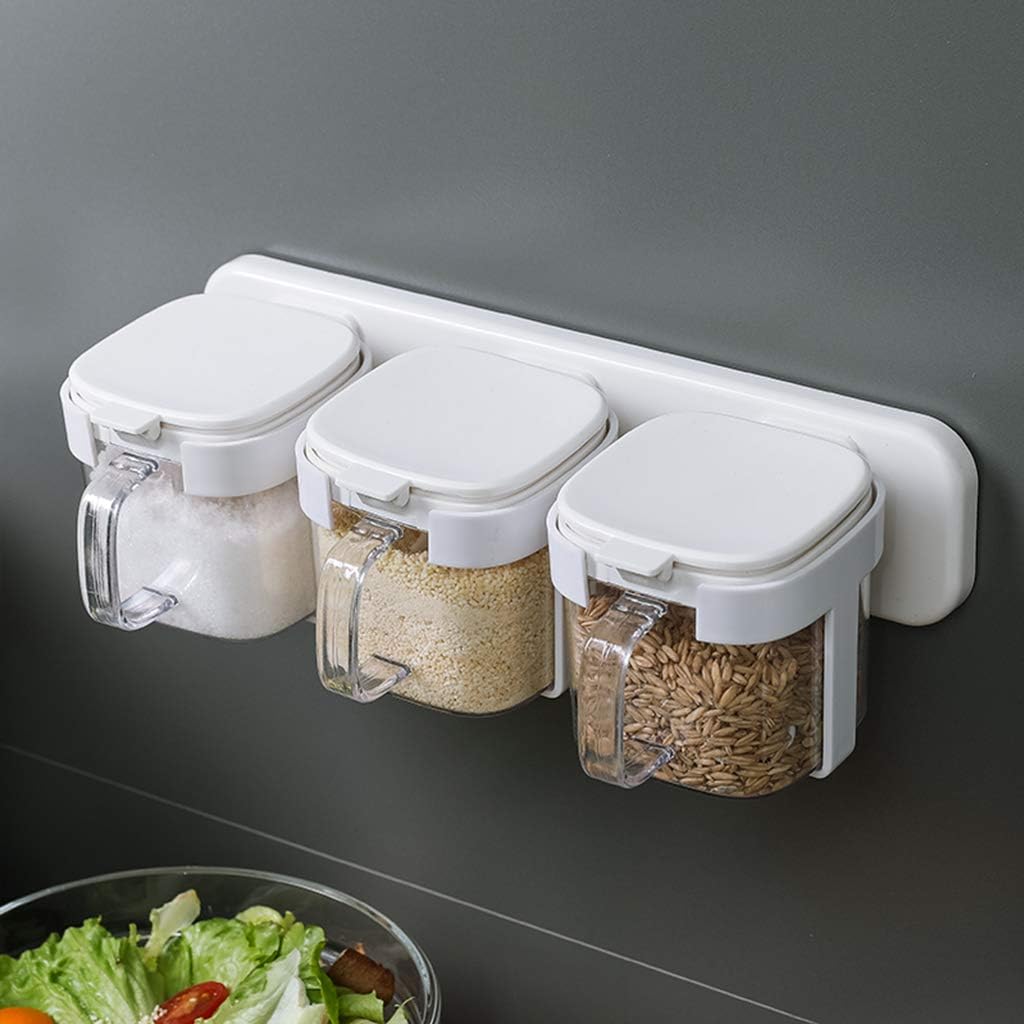 VBNM Seasonning Box to Keep Dry, DustFree, Salt and Pepper