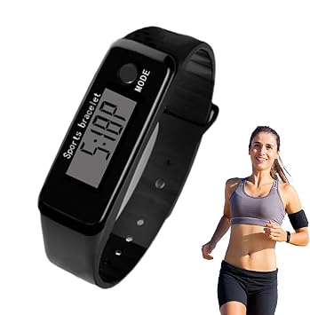Step Counter Watch, Fitness Tracker Watch, Calorie Distance Pedometer, Waterproof and Portable Smart Activity, Ideal for Women and Men Tracking Fitness Goals