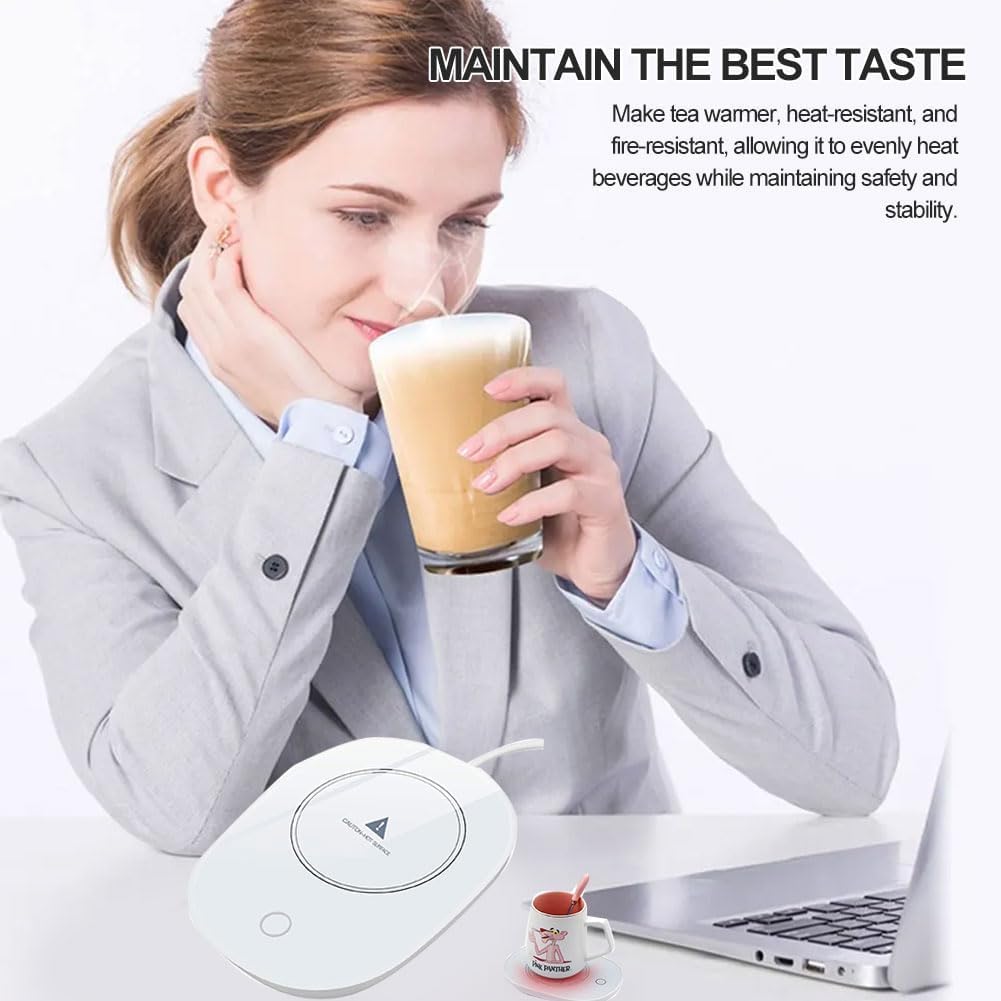 Scaldatazze,Scalda Bevande,Scalda Tazza,Scalda Tazza USB,Scaldatazze Caffè,per Caffè,Latte,Tè, Acqua,Regalo di Natale,Ldeale per la Stagione Invernale