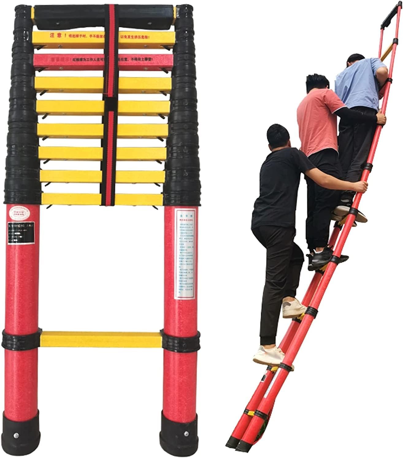 Telescoping Telescopic Extension Portable Collap Extra Tall Telescoping Ladder Fiberglass