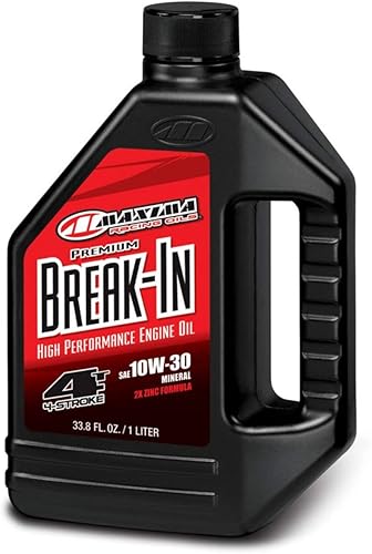 Miniatura 2 de Maxima Racing Oils 30-10901-4PK Premium Break in 10w30 Aceite de motor de motocicleta botella de 1 litro, paquete de 4