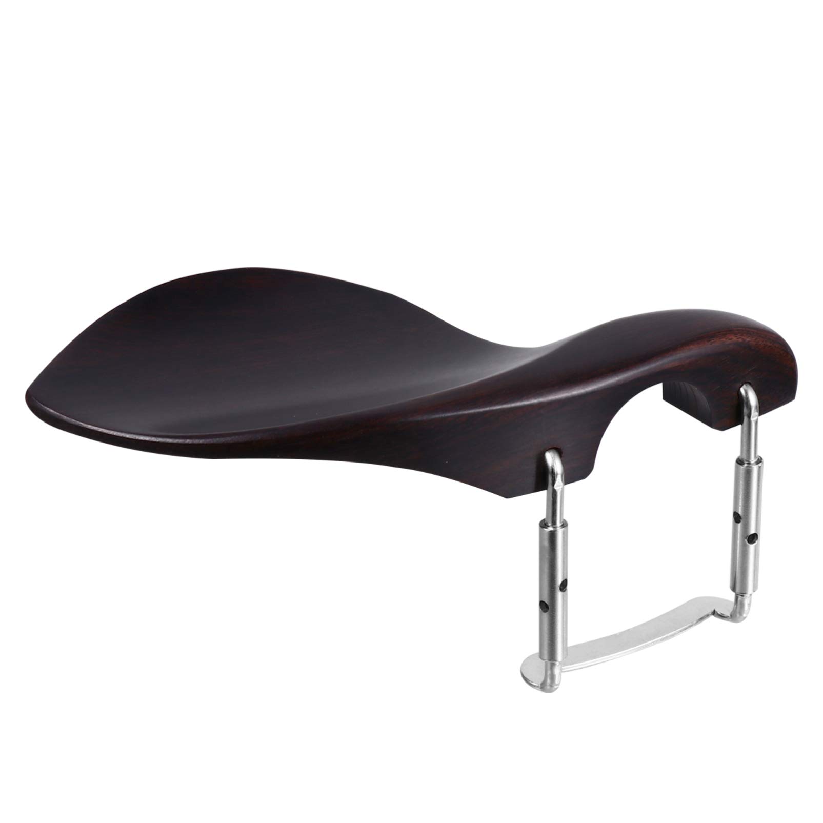 Toddmomy Professional Violin Shoulder Rest Ebony Fiddle Pad Full Size Support Slipstop Rest