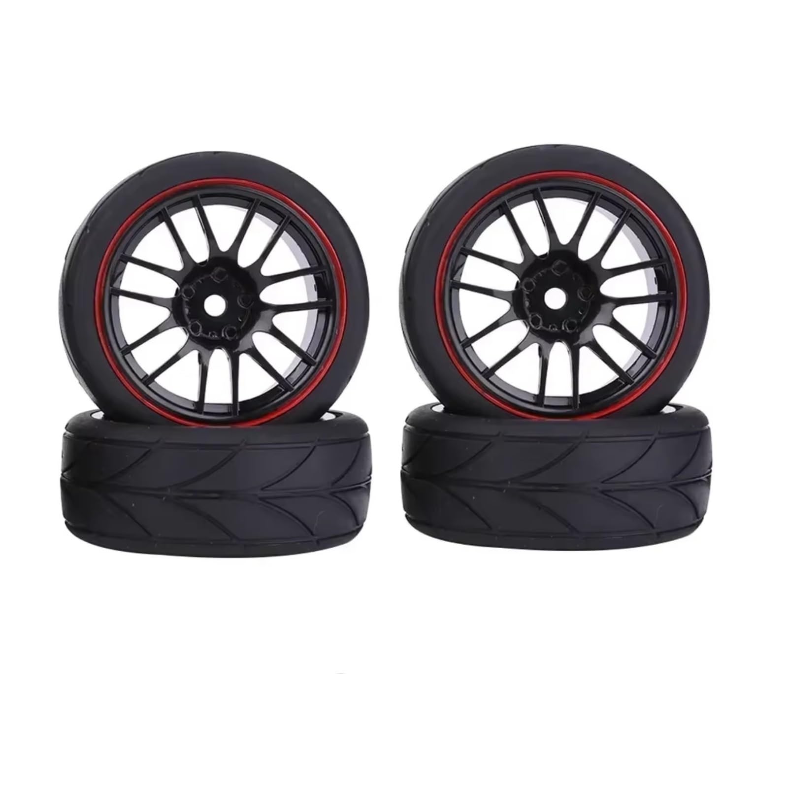Compatibile Con Redcat Per HPI Per HSP Per Tamiya 144001 94123 94122 1/10 RC Car Pneumatici E Ruote Cerchioni 65mm Mozzo Esagonale 12mm ricambi RC