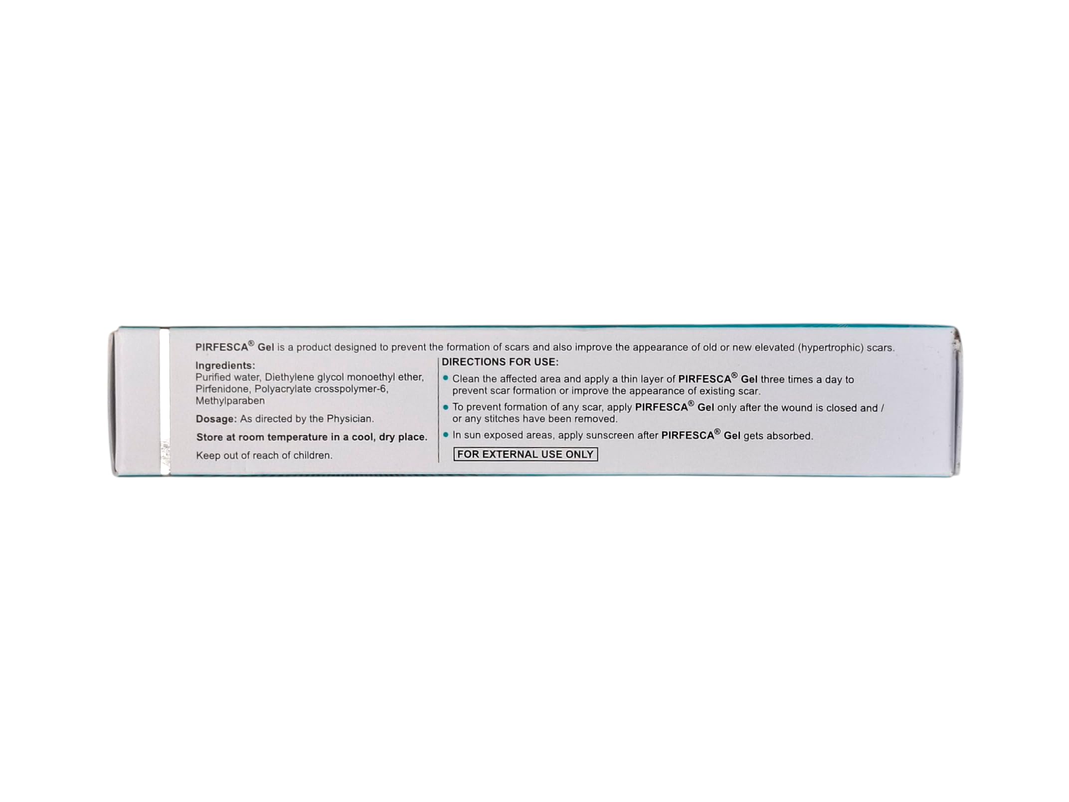 Pirfesca Scar Care Gel 30gm – Advanced Scar Treatment for Smooth & Healthy Skin | For Hypertrophic & Keloid Scars | Anti-Fibrotic & Hydrating Formula (Pack of 2) (2)-image-41