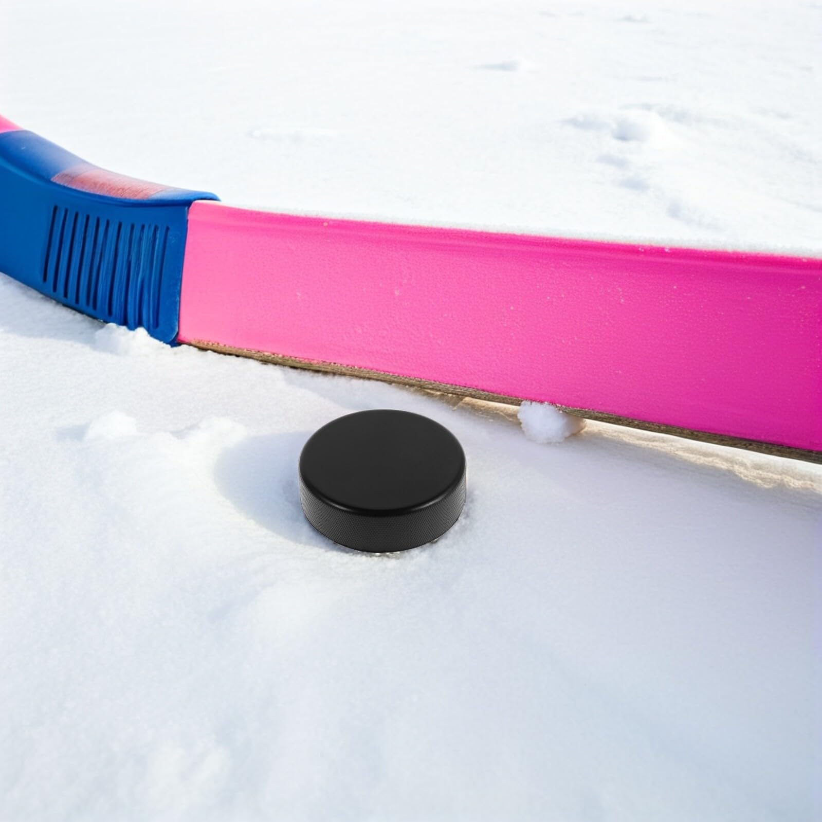 16 Pièces Palets de Hockey sur Glace en Mousse Haute Densité 16 Pièces Noir Rondelles d'Entraînement Légères pour Hockey en Salle Accessoires de Sport Sécuritaires pour Loisirs et