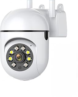 4MP Outdoor Wifi Camera 2K HD Security PTZ IP Camera AI Auto Detect Tracking Indoor Baby Night Color Camera Monitoring(EU Plug,4MP No SD Card)