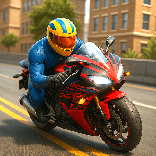 Highway Racer 2 Game - Stunt Racing Bike Simulator Games