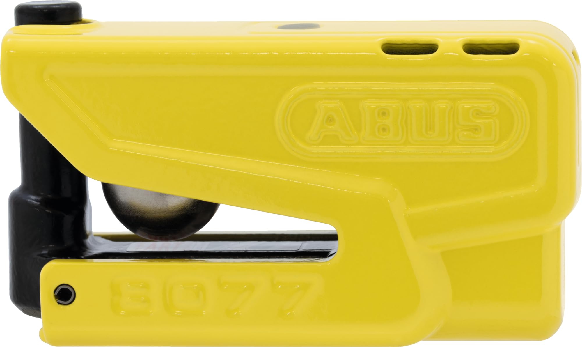 ABUS Granit Detecto XPlus 8077 2.0 SRA Bremsscheibenschloss für Motorrad mit Alarm und intelligenter Voralarm – aus gehärtetem Stahl – zum Schutz von hochwertigen Motorrädern – Gelb