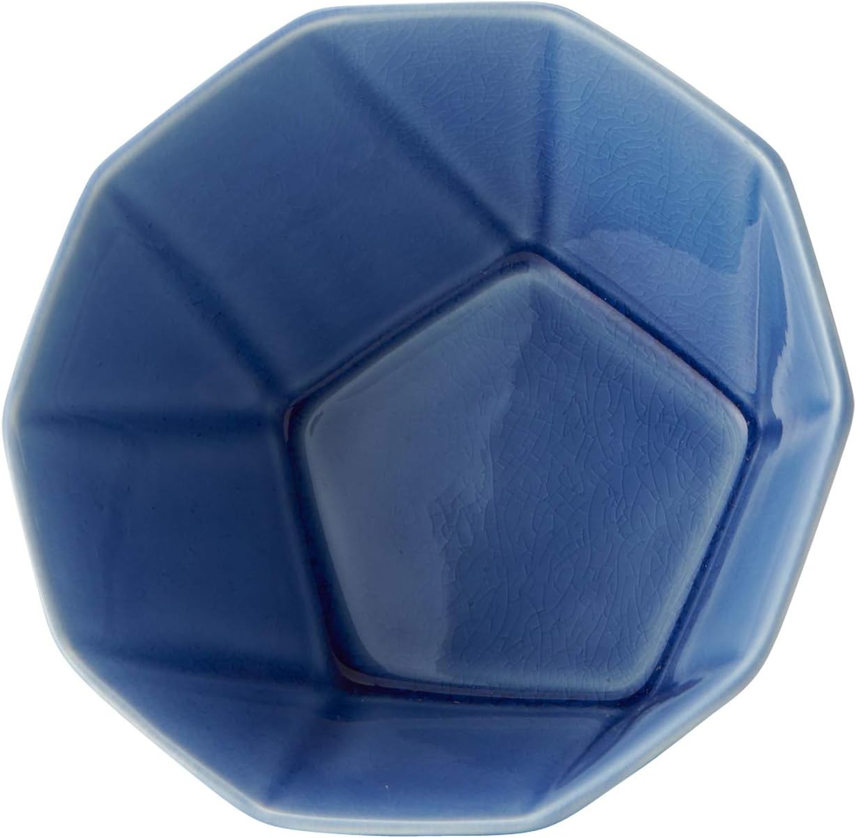 TAMAKI T-897904 Bowl, Gokaku, Blue, Diameter 5.1 x Height 2.8 inches (13 x 7 cm), 13.5 fl oz (400 ml), Microwave and Dishwasher Safe