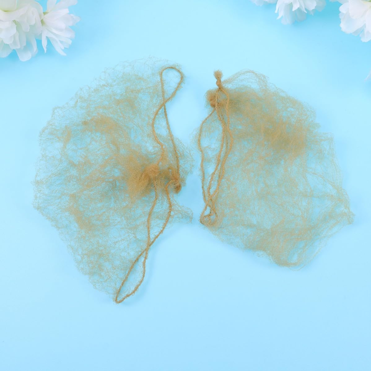 MAGICLULU 30pcs 50cm Invisible Nylon Hair Nets with Elastic Edge
