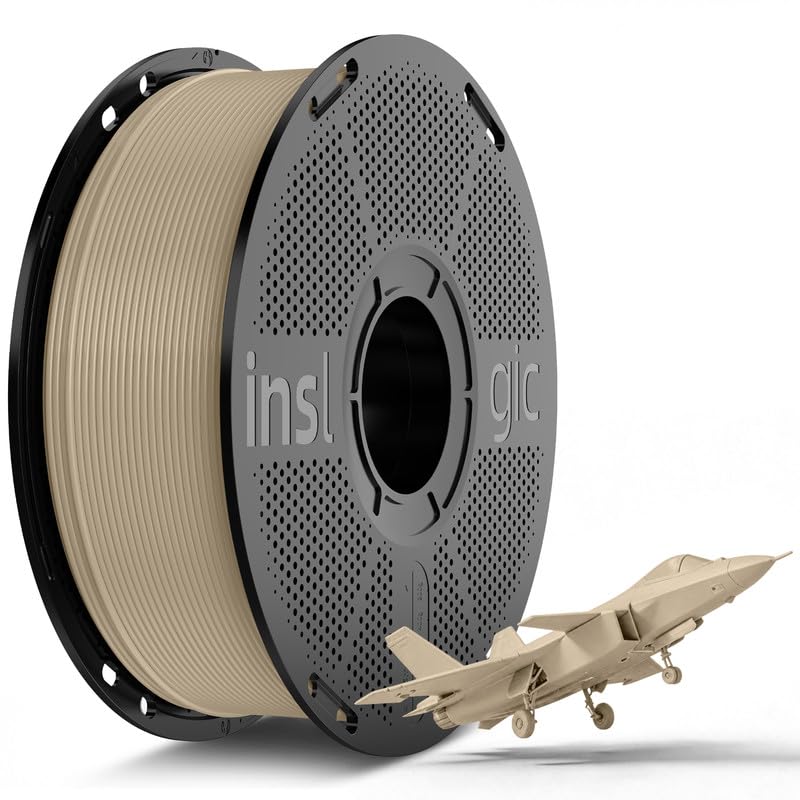 Inslogic Pre-Dried PLA Pro 3D Printer Filament 1.75mm Wood 1KG