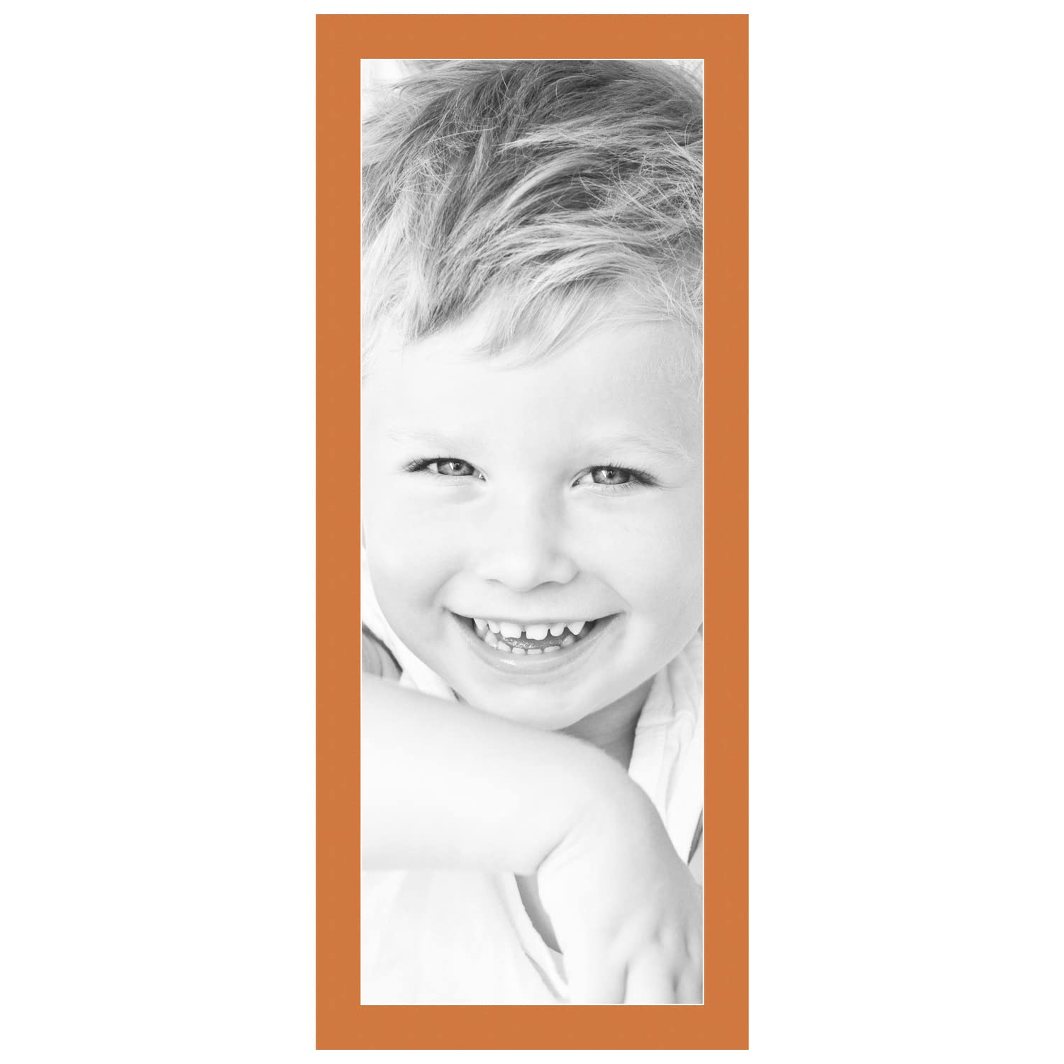 13x36 Tangerine / Octoberfest Custom Mat for Picture Frame with 9x32 opening size (Mat Only, Frame NOT Included)