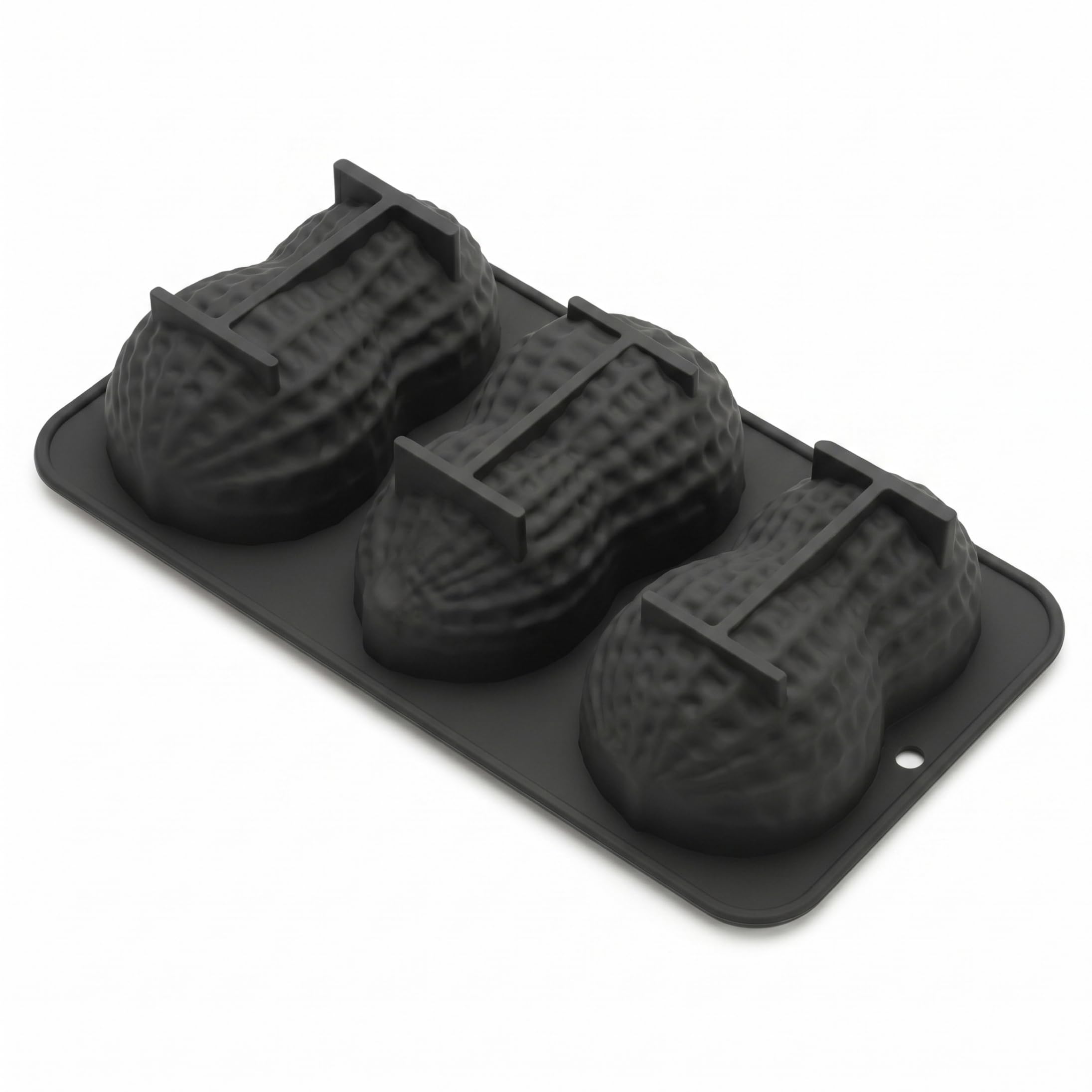 Bemonew Silicone Candy Molds, Food-grade Silicone Baking Molds For Chocolate, Ice Cream & Butter, Black