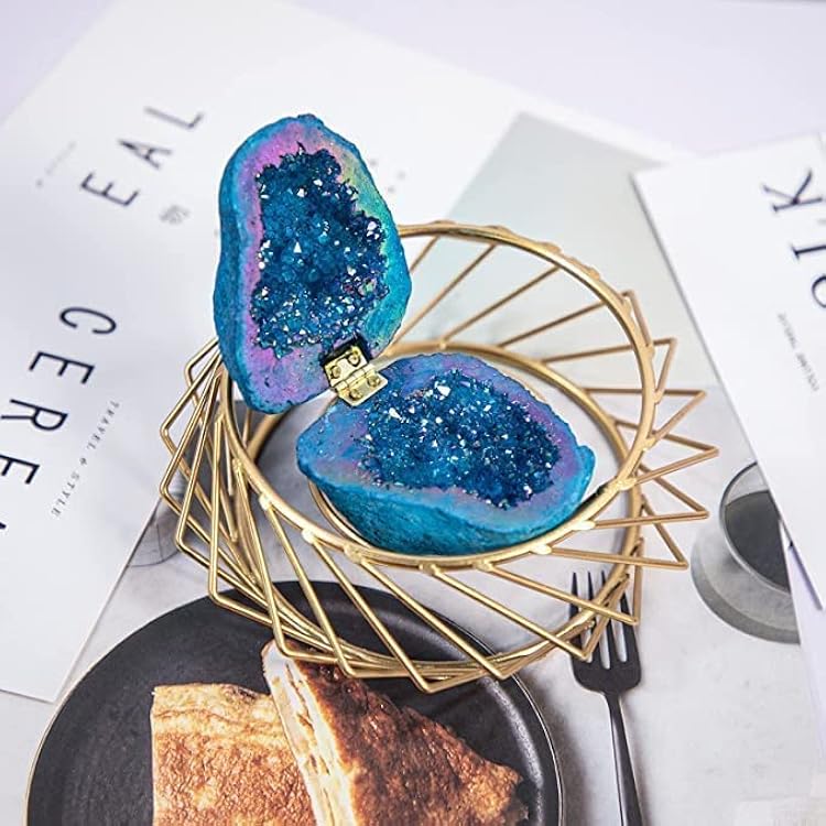 Crystal Geode Ring Box, Natural Crystal Cluster, Pakistan Ubuy