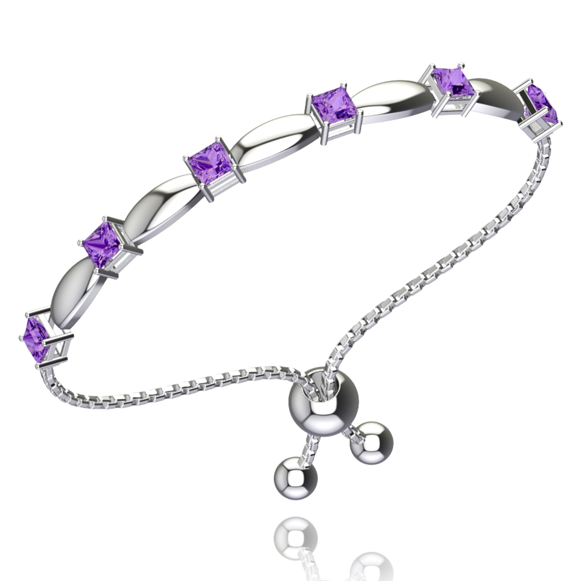 Fine Bracelet Amethyst