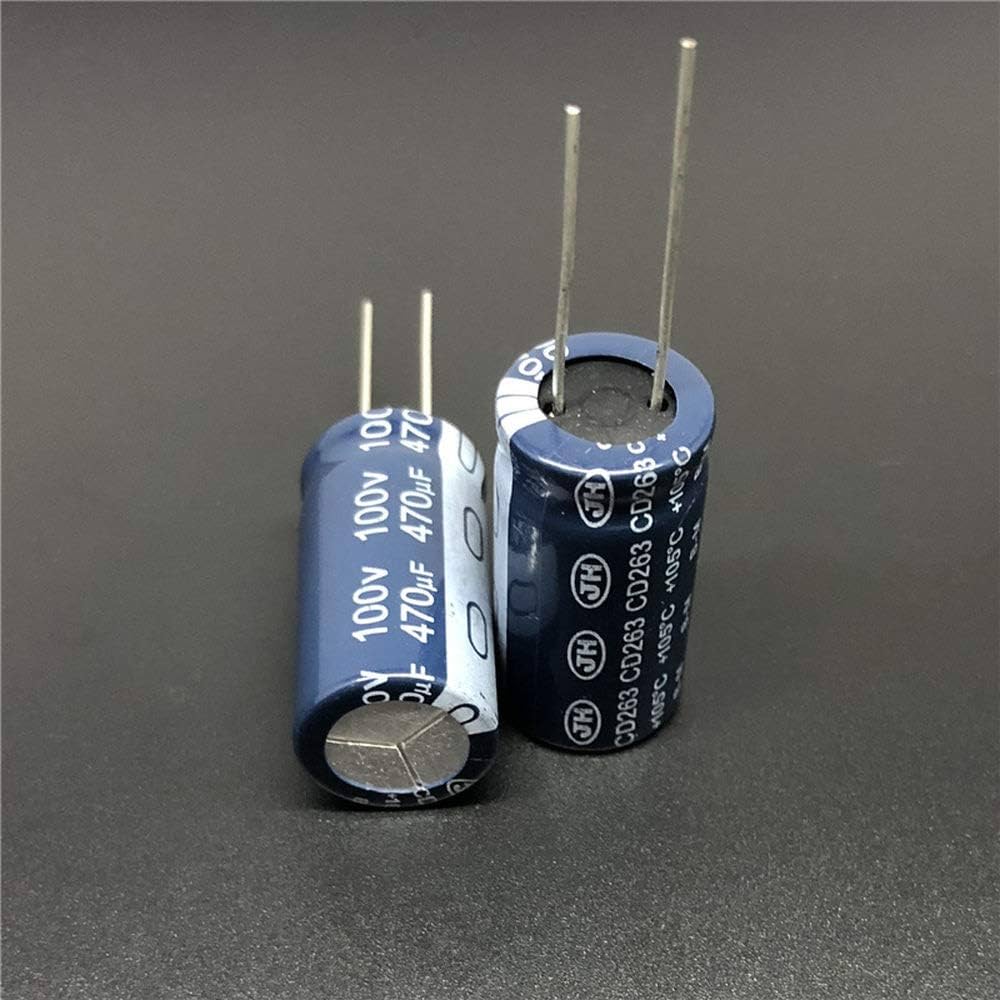 スタディオファイブ F70/M 26G BL 5Pcs 470uF 100V JH CD263 Series 16x31mm 100V470uF Aluminum