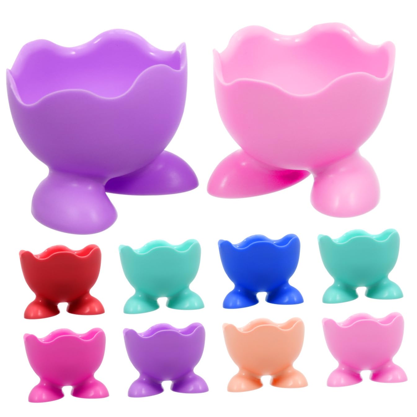 Portahuevos de silicona PRETYZOOM, soporte para hervir huevos cocidos en microondas