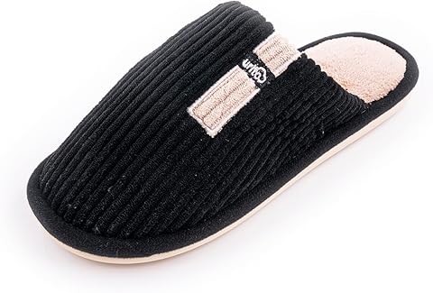 R-ISLAND Zapatillas casa hombre,Pantuflas hombre,Adulto,La suela con PVC, Poliéster,Antideslizante,Genial para casa, salon, dormitorios.