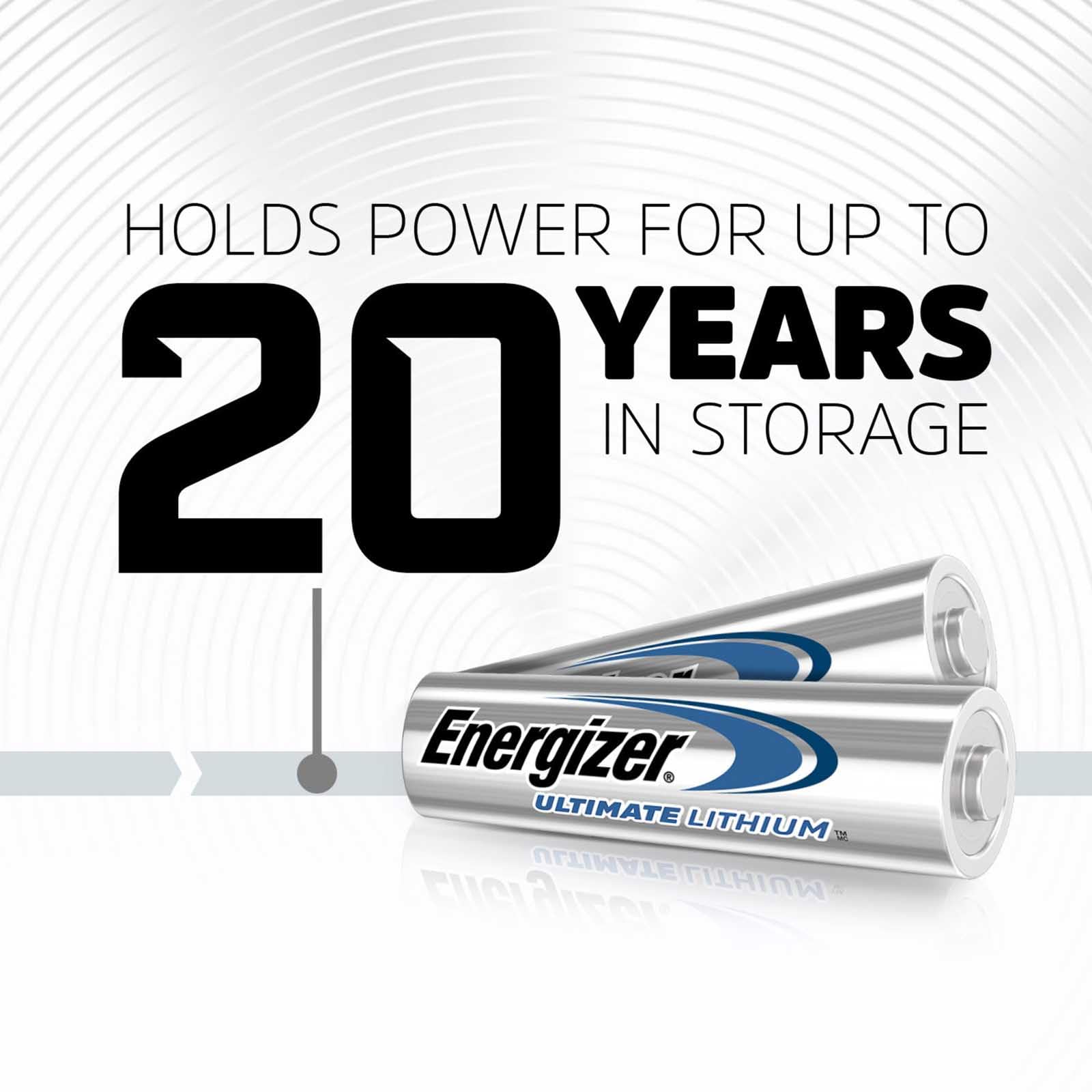 24 Energizer Ultimate Lithium AA-Batterien – Lange Lebensdauer für Geräte, Taschenlampen, Spielzeug und Kameras