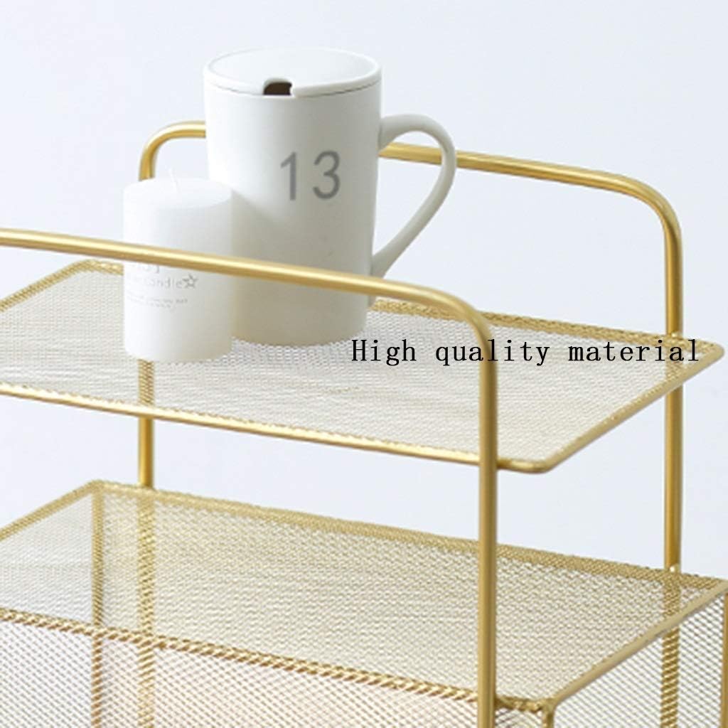 Wrought Iron Bookshelf Floor Stand Bedroom Bedside Living Room Shelf Sandwich Multi-Layer Magazine Rack