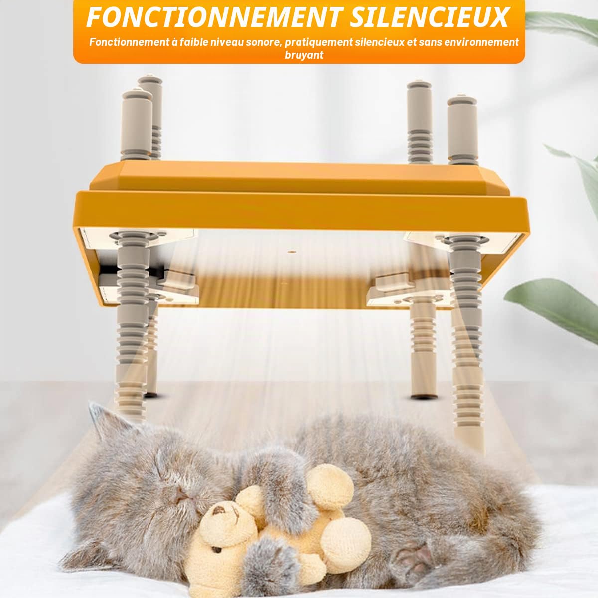 Plaque Chauffante pour Poussins 25x25cm, Lampe Chauffante Élevage, Chauffages pour poulailler, Couveuse Poussin avec Réglage de Hauteur, Cage Poussin pour 15-20 Poussins, Température Réglable