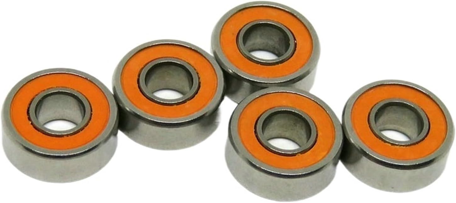 2 pieces SMR104C 2RS 4x10x4 mm miniature hybrid ceramic ball bearing MR104 SMR104 L1040 ABEC-7 4 * 10 * 4 small bearing for remote control car