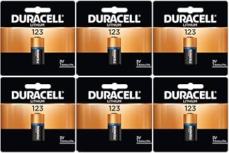 Lithium Photo Battery (123), 3 Volt (PKG of 6)