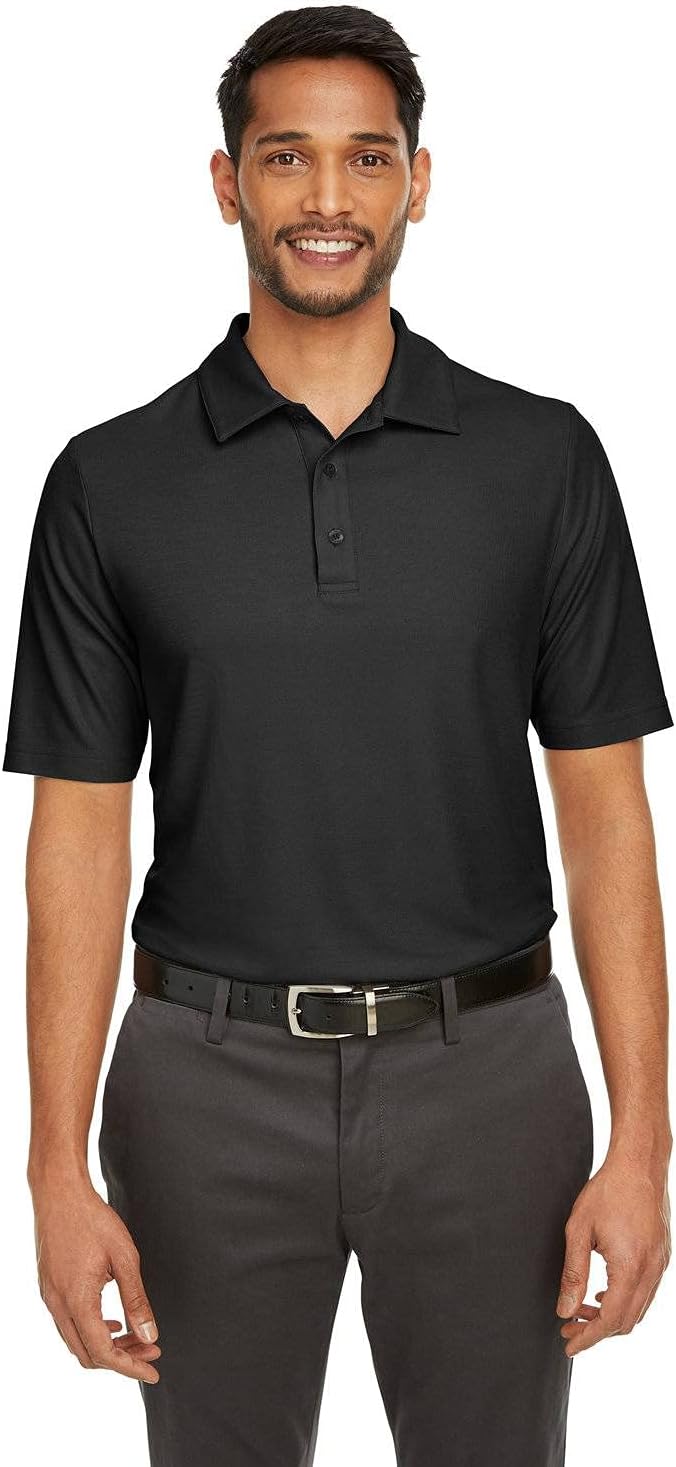 Core 365 Men's Fusion ChromaSoft Pique Polo 2XL Black