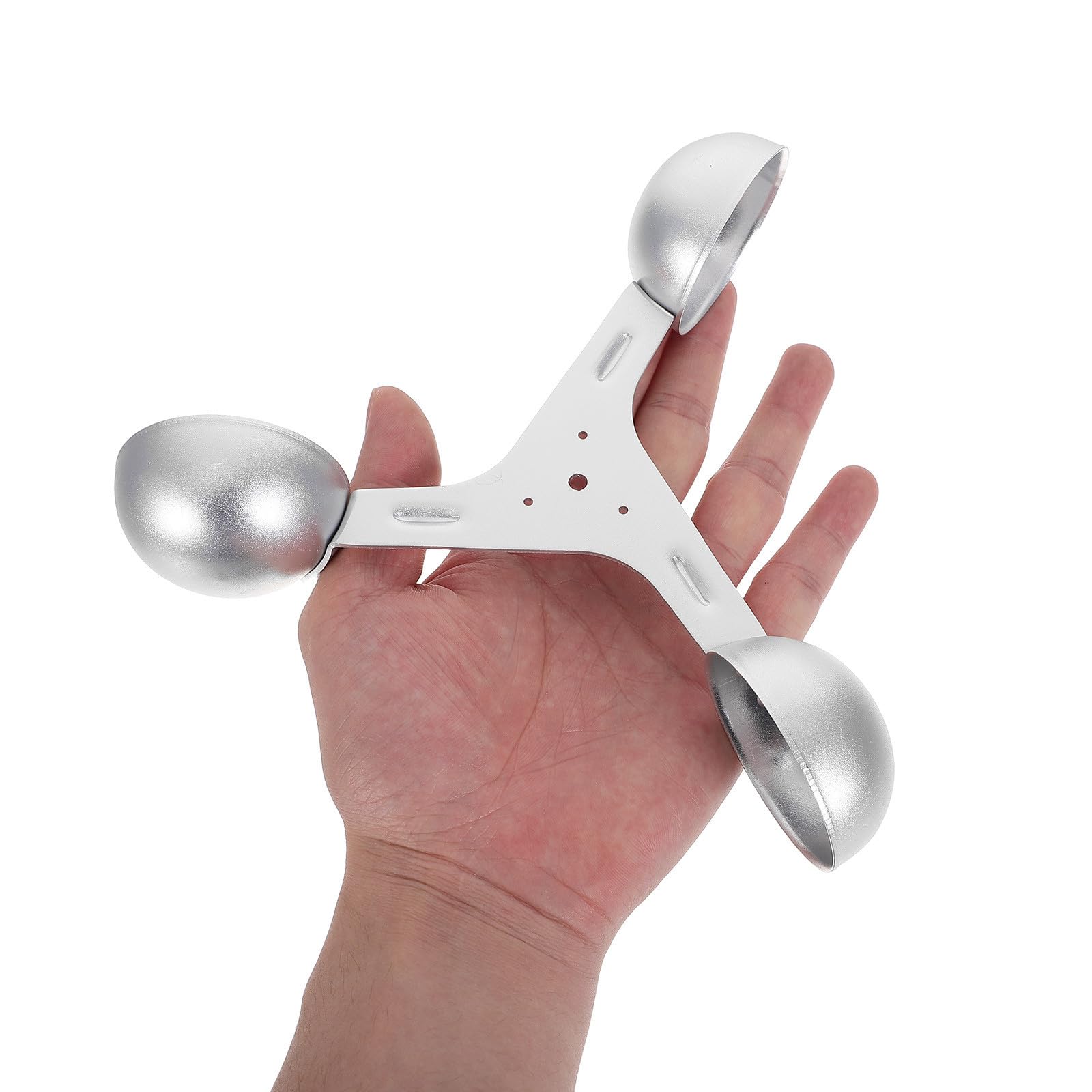 Homoyoyo Aluminiumlegierung und Einfachem Einbau Windgeschwindigkeitsmesser mit Wasserdichtem Gehäuse Geeignet für Wetterstationssensoren und Kräne im Außenbereich