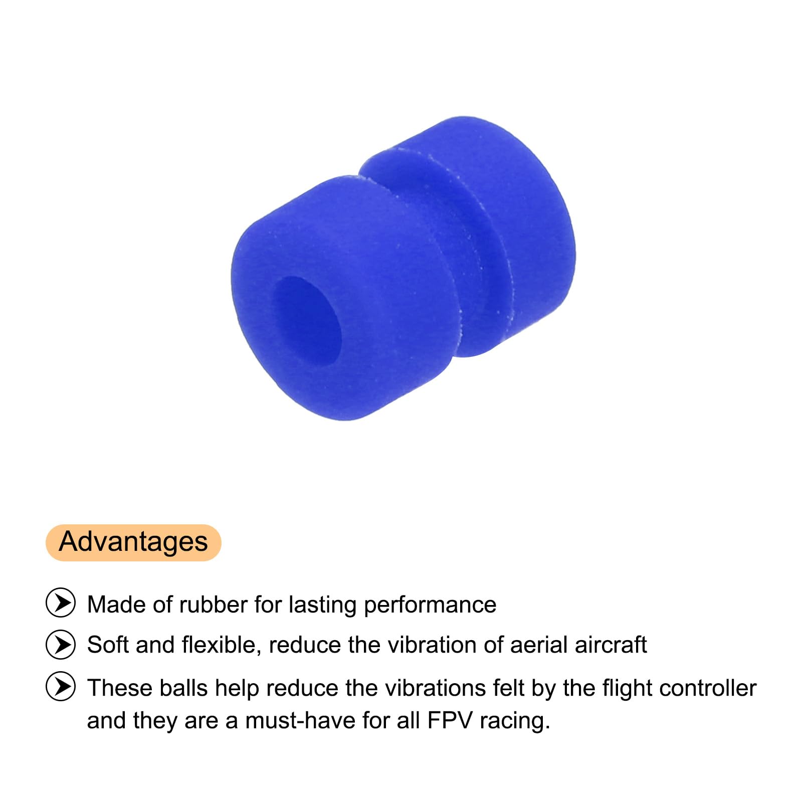 QUARKZMAN Bolas De Goma Antivibración Para Controlador De Vuelo Rc F4 F7 Y Gimbal Bolas De Amortiguaci 404351
