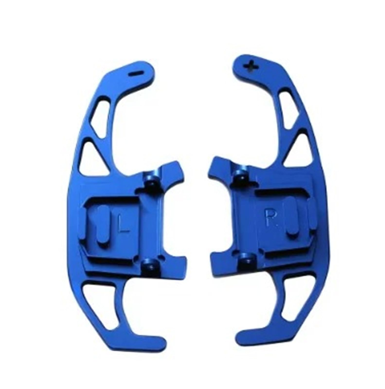 Xxiucj Car Paddle Shifter Extensions for VW for Golf for GTI for GTD for GTE for MK7 for Polo for for Scirocco 2014-2020 Car Wheel Shift Paddle Shifter 2pcs(Blue)