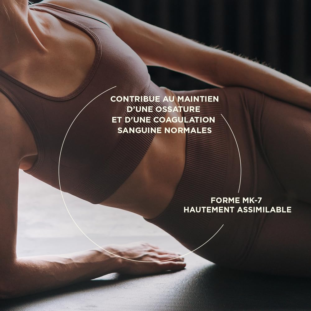 Solgar Vitamine K2 MK‑7 100 µg - Maintien de l’Ossature - MK-7 Forme Efficace de Vitamine K - Hautement Assimilable - Santé Osseuse - Complément Alimentaire - Flacon de 50 gélules végétales