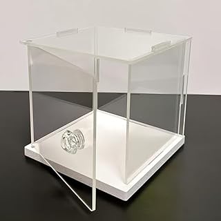 Acrylic Display Case with Door Multiple Sizes Customizable Transparent Storage Box(30 x 30 x 45 cm (12 x 12 x 18 in))