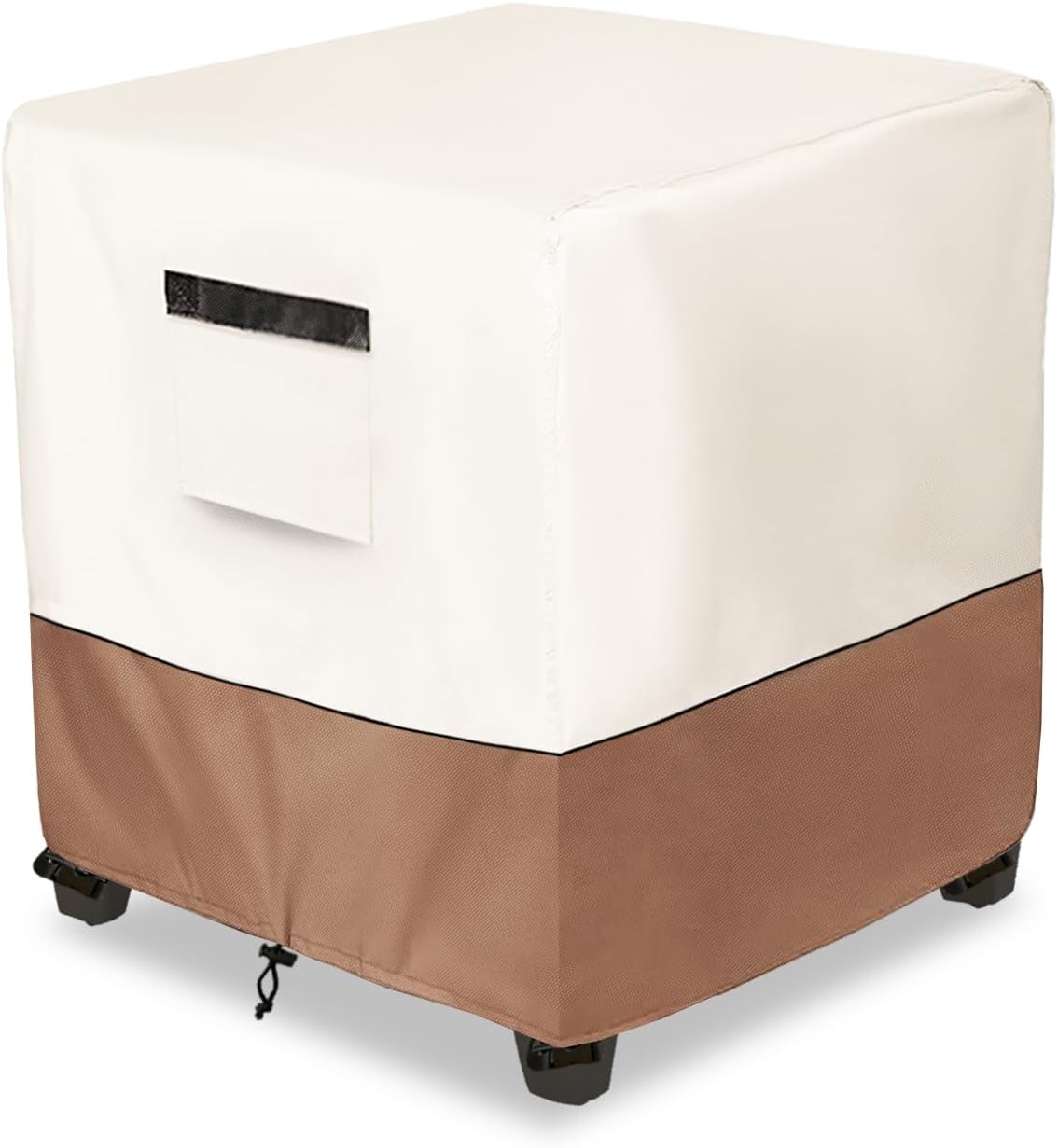 Outdoor Rocking Chair Side Table Cover, Heavy Duty All-Weather Patio Side Table Cover Fits Square Small Tables (13 x 16.5 x 17 Inches)