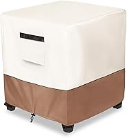 Vista 13 de Funda para Sofá de Exterior para Muebles de Patio - Funda Resistente Impermeable para Sofá de Patio de 3 Plazas para Todo Clima, 79"x38"x35" (Beige)