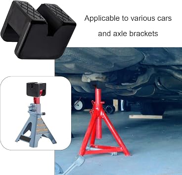2 Pcs Jack Stand Pads Universal Frame Rail Protectors Slotted Pinch Welds Protectors for Most Types of Car Jacks