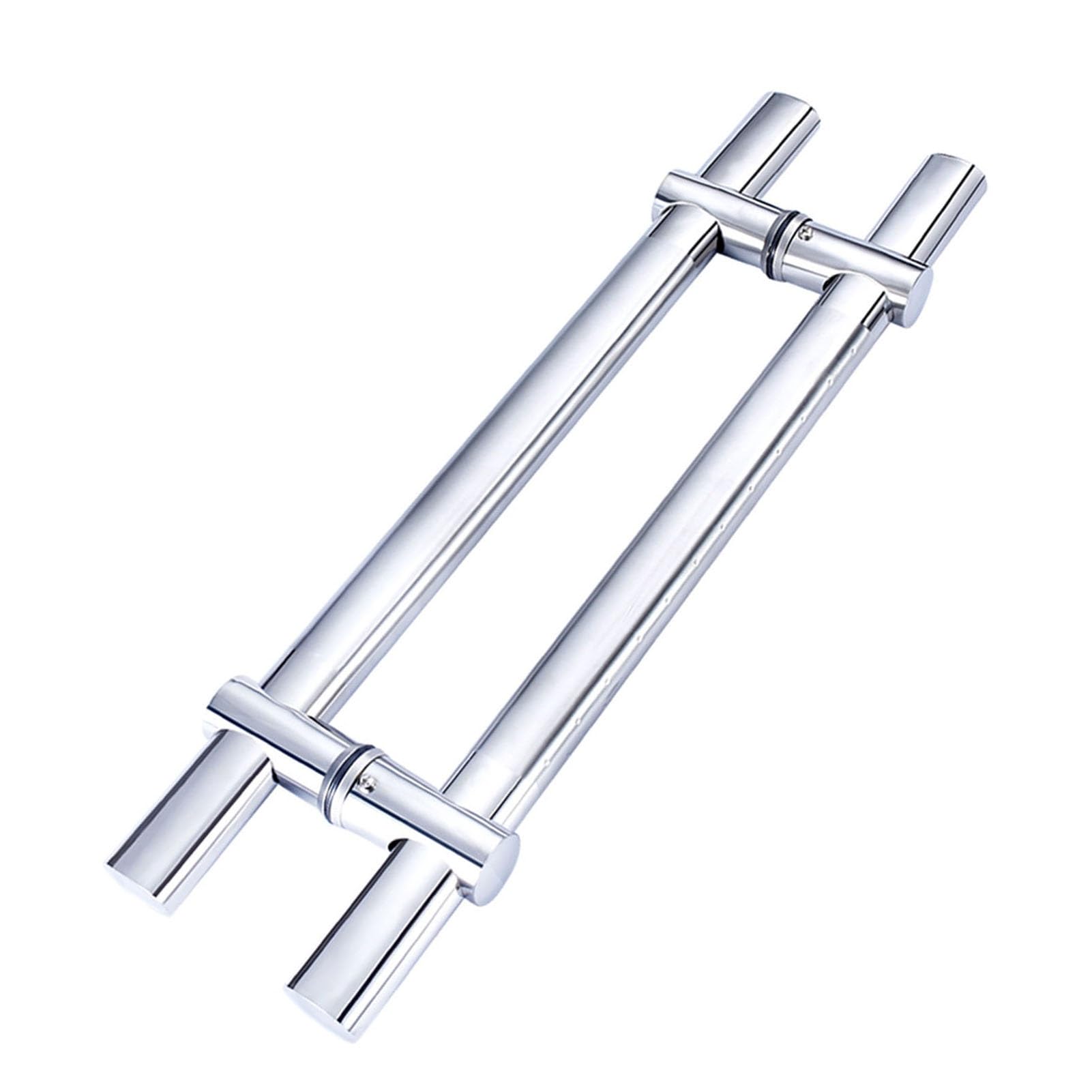 Poignée de porte coulissante à entraxe réglable en acier