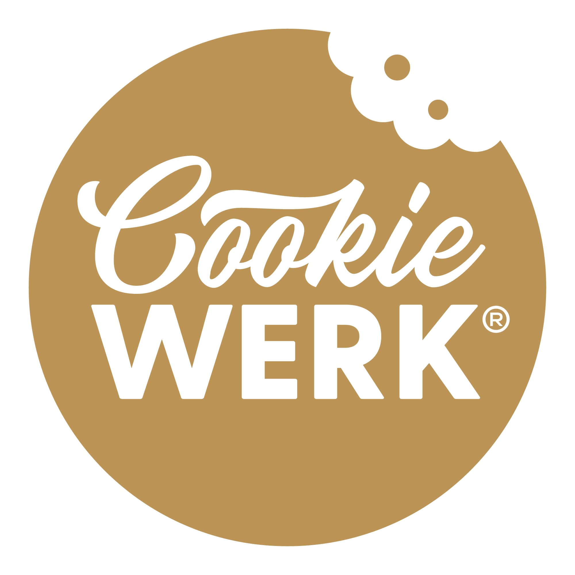 Cookie Werk | Schokocreme Cookie | Blaue Verpackung & Goldene Schrift