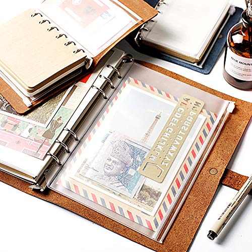 Qincling, set di quaderni A5 ricaricabili, 2