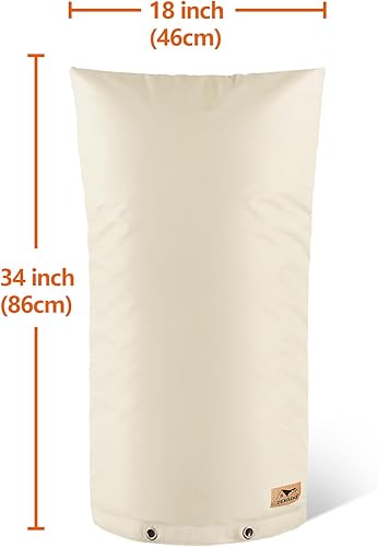 Vista 63 de Protección para prevención de reflujo, 53.34cmde ancho x 40.64cmde alto reflujo cubierta de invierno, bolsa de cubierta aislada para válvula de Arena